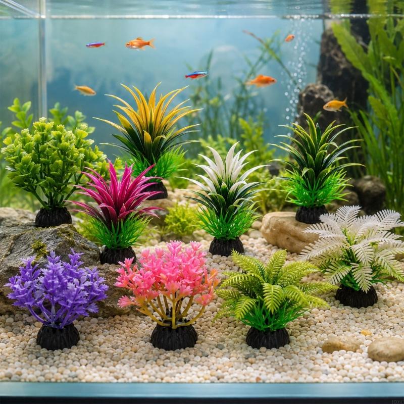 Planted Aquarium Models - Plastic Aquarium Water Plant Decoration Model