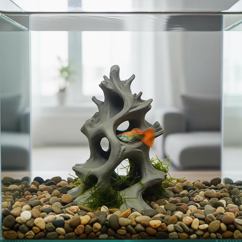 Aquarium Planted Wood - Hidden Multi-Hole Natural Driftwood Fish Cave
