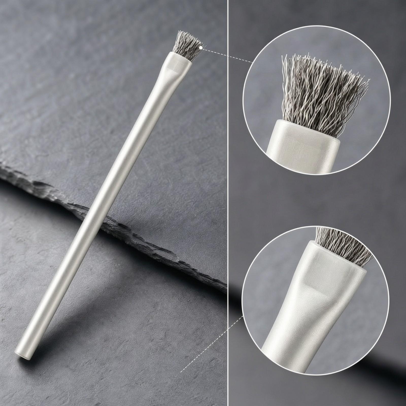 Planted Aquarium With Rocks - Fish Tank Algae Brush Stainless Steel