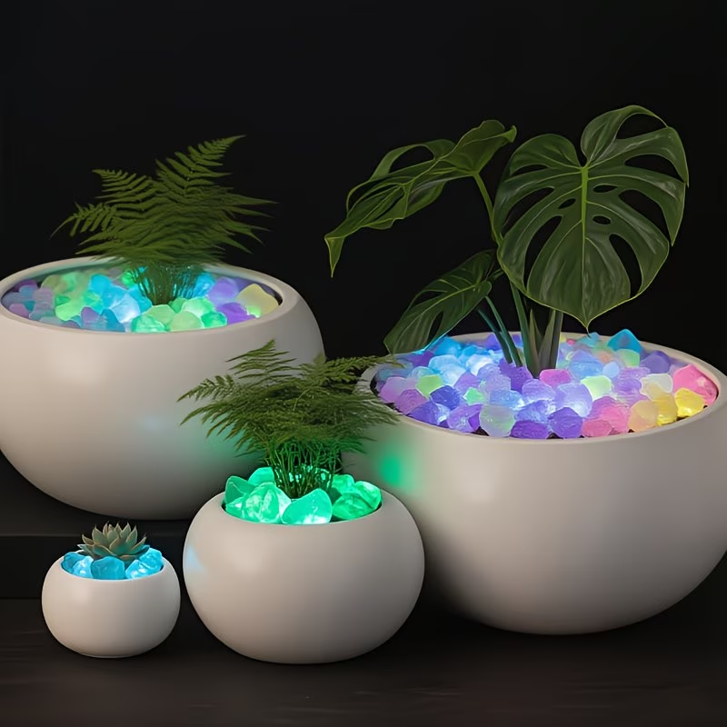 300PCS Luminous Pebble Set,0.9 - огляд і ціна Aquarium Plant Design