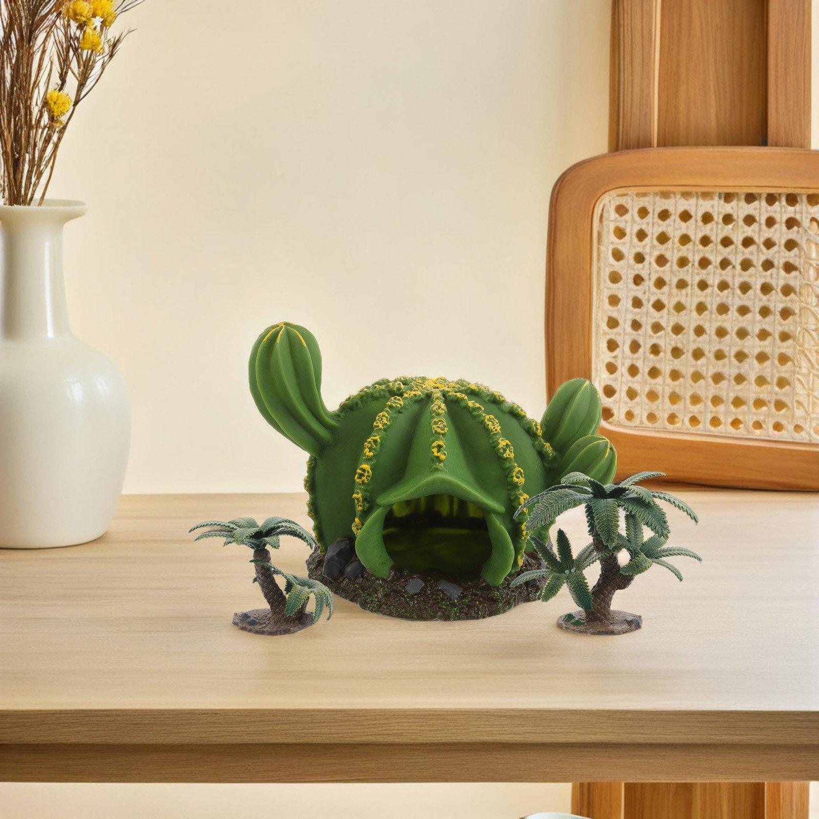 3Pcs Vibrant Miniature Cactus  - огляд і ціна Planted Aquarium Models