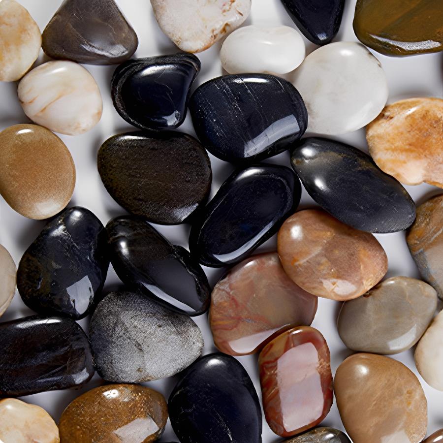 300-700g Smooth River Pebbles, - огляд і ціна Planted Aquarium With Rocks