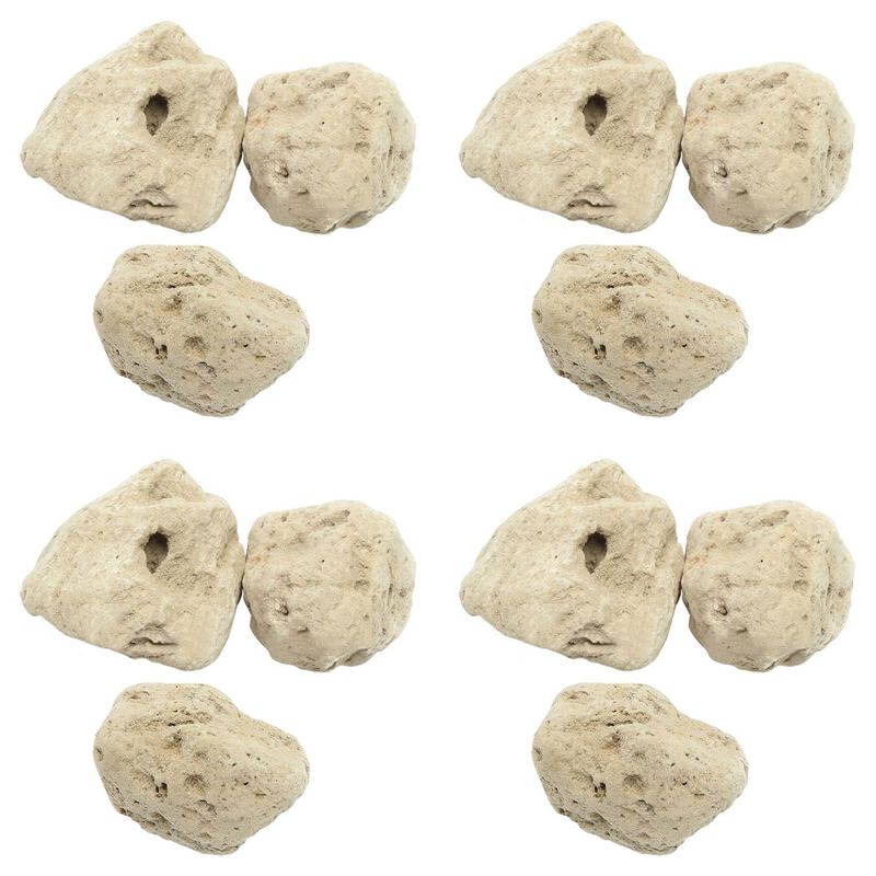 12Pcs Floating Real Rocks Aqua - огляд і ціна Planted Aquarium Models