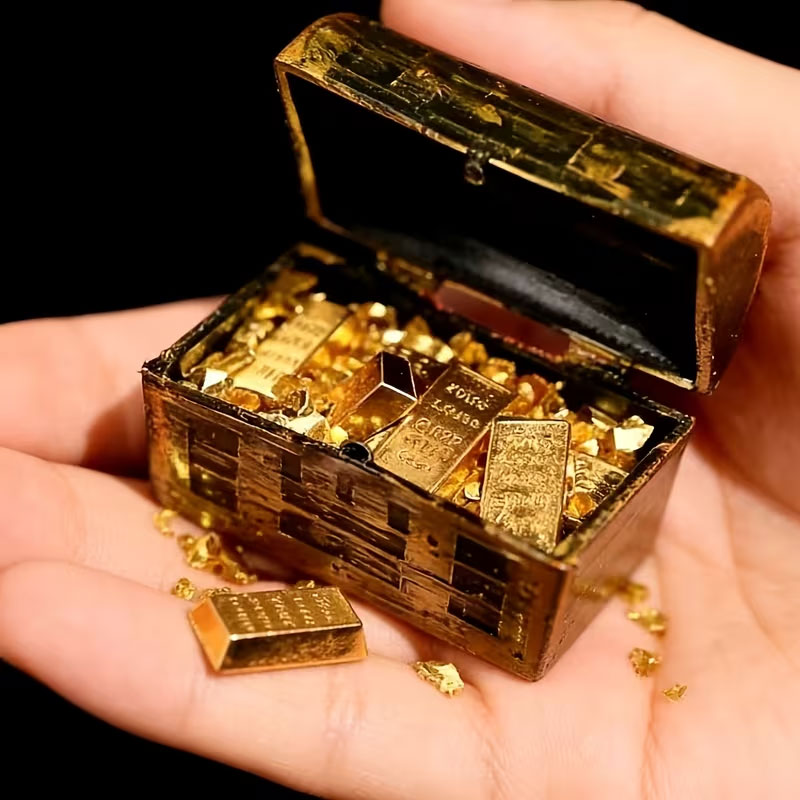 1 Set of Mini Pirate Treasure  - огляд і ціна Planted Aquarium Models