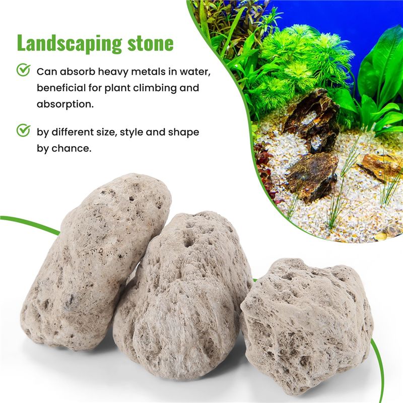 A20F-3Pcs Floating Real Rocks  - огляд і ціна Planted Aquarium Models