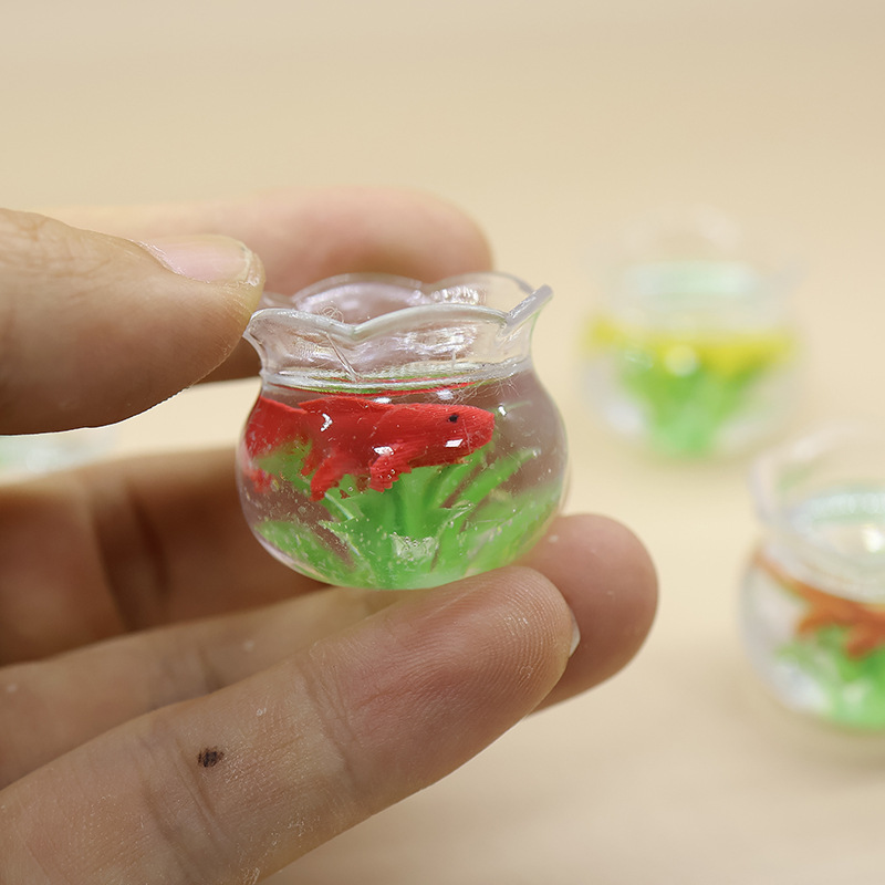 Mini Fish Bowl with Goldfish & - огляд і ціна Planted Aquarium Models