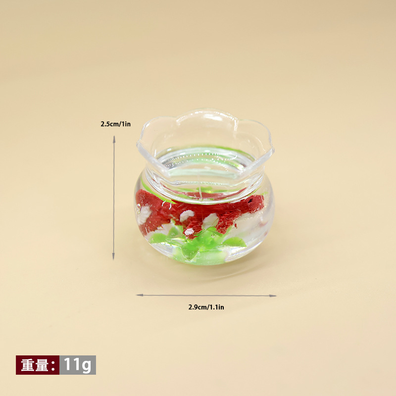 Mini Fish Bowl with Goldfish & - огляд і ціна Planted Aquarium Models