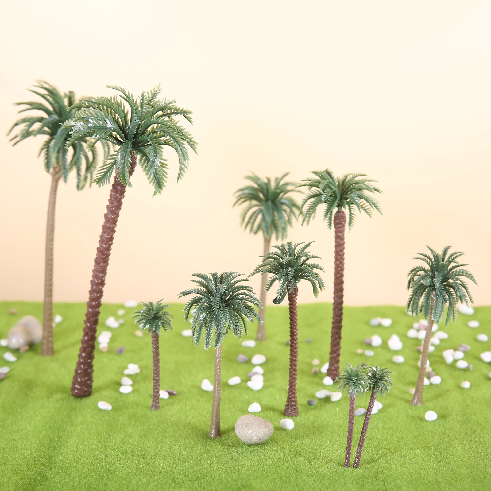 48Pcs Plastic Palm Tree Miniat - огляд і ціна Planted Aquarium Models