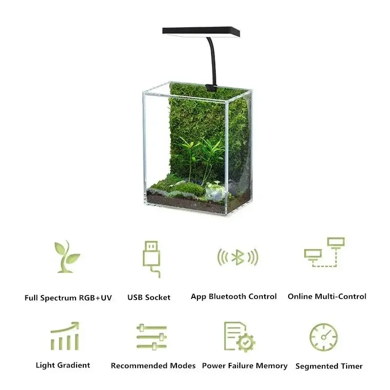WEEK AQUA Mag Pro USB Nano Aqu - огляд і ціна Aquarium Plant Grow Light