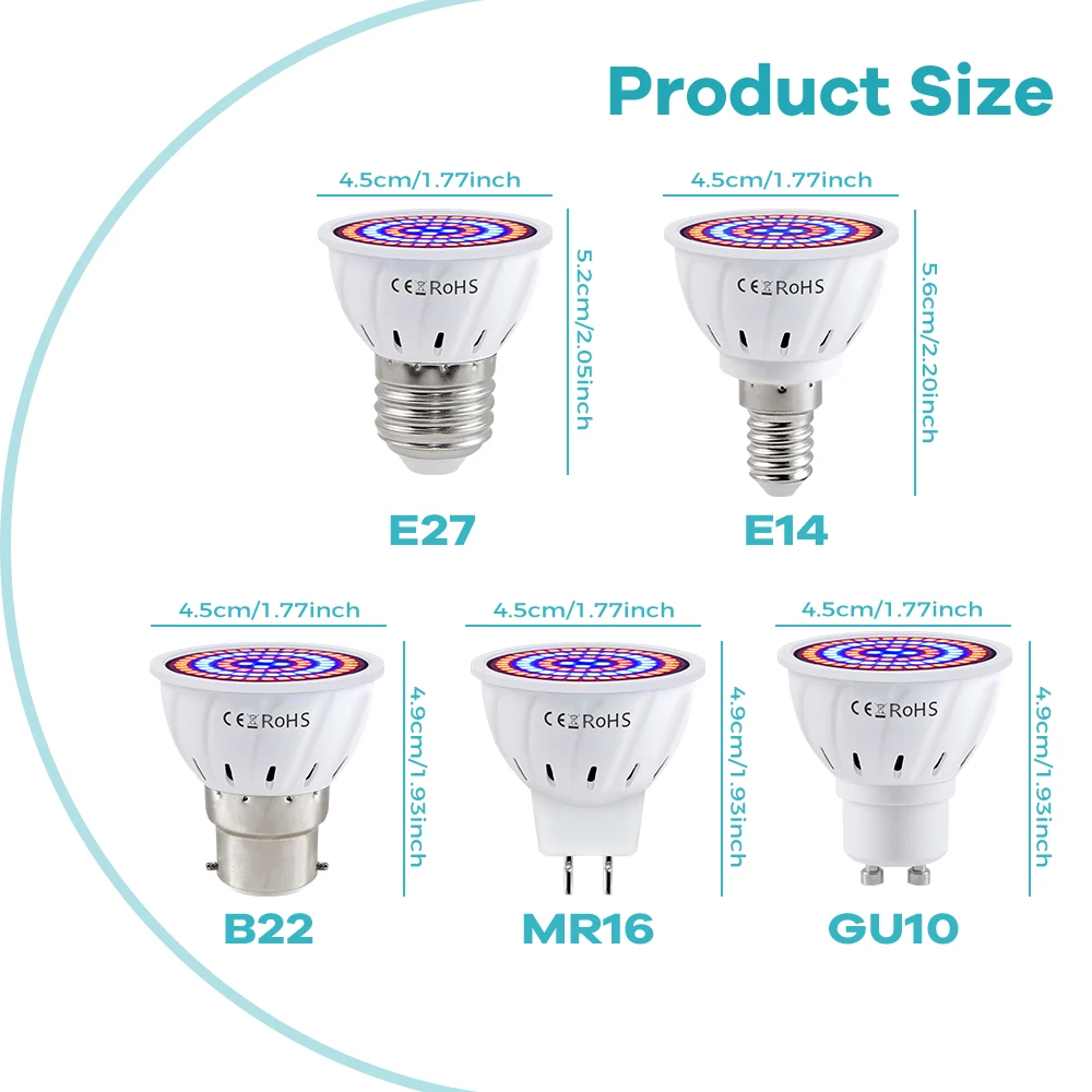 Grow Light E27 Full Spectrum L - огляд і ціна Led Planted Tank Light