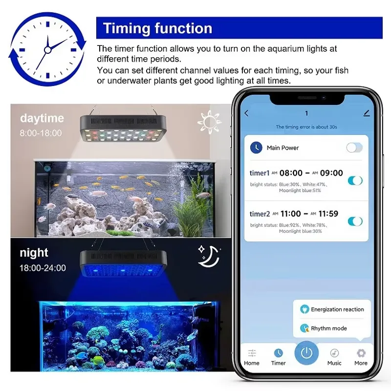 Wifi APP Control Coral Reef 16 - огляд і ціна Planted Aquarium Models