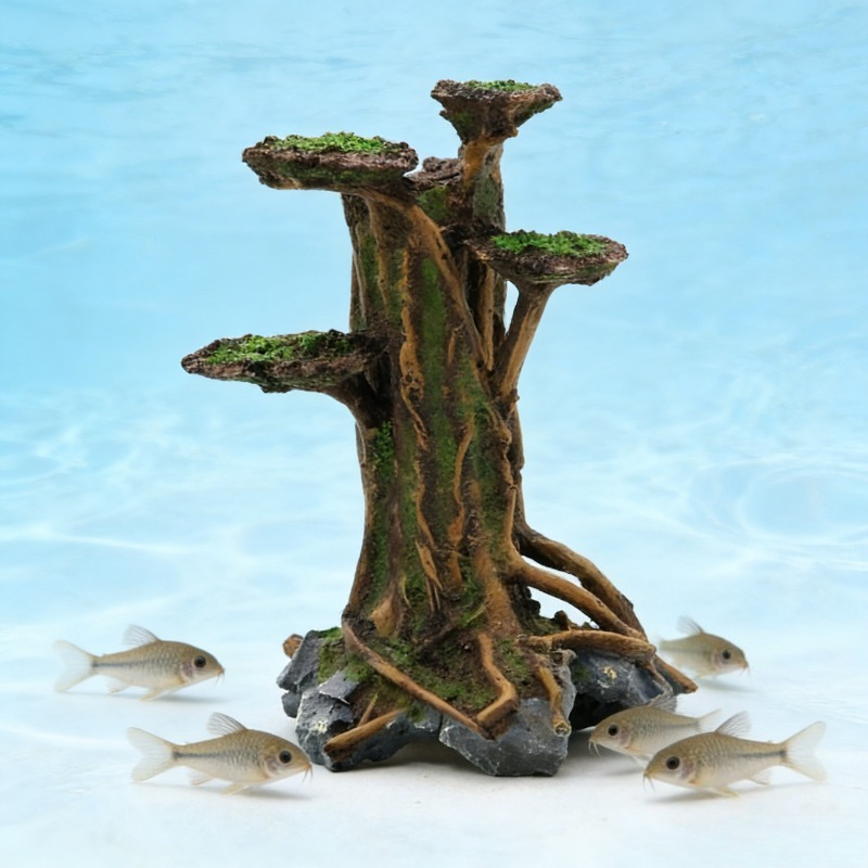 Artificial Moss Tree Driftwood - огляд і ціна Aquarium Planted Wood