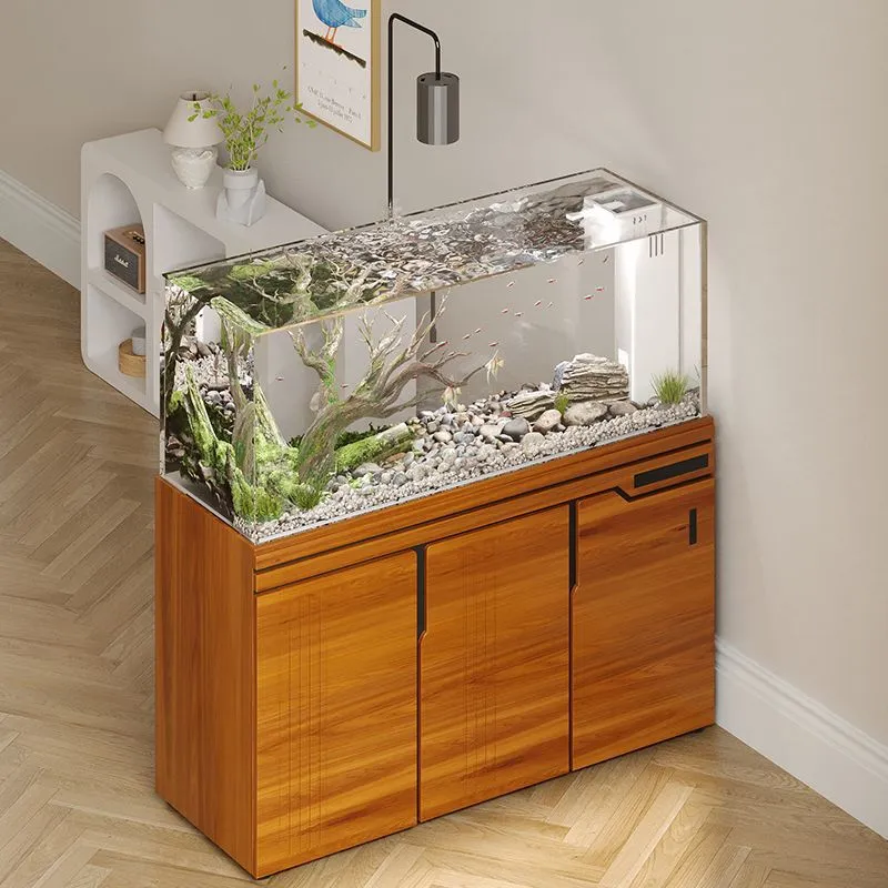 Large Ultra White Glass Fish T - огляд і ціна Aquarium Planted Wood