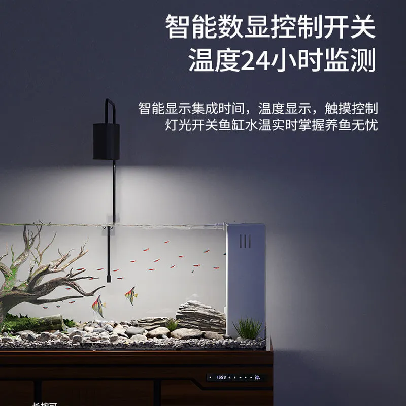 Large Ultra White Glass Fish T - огляд і ціна Aquarium Planted Wood