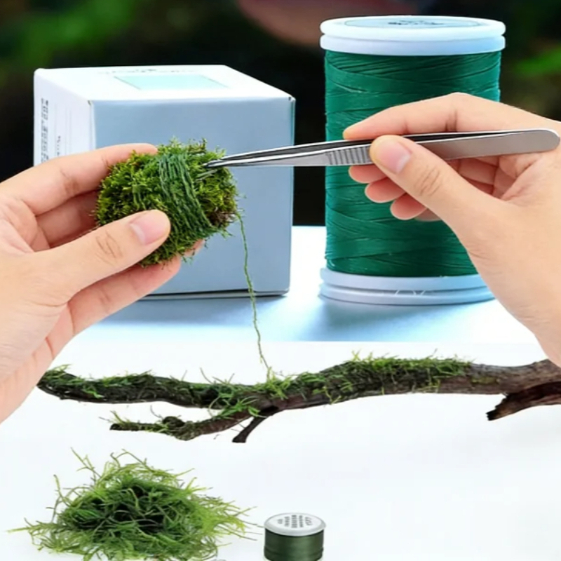 Biodegradable Aquarium Moss Th - огляд і ціна Planted Aquarium With Rocks