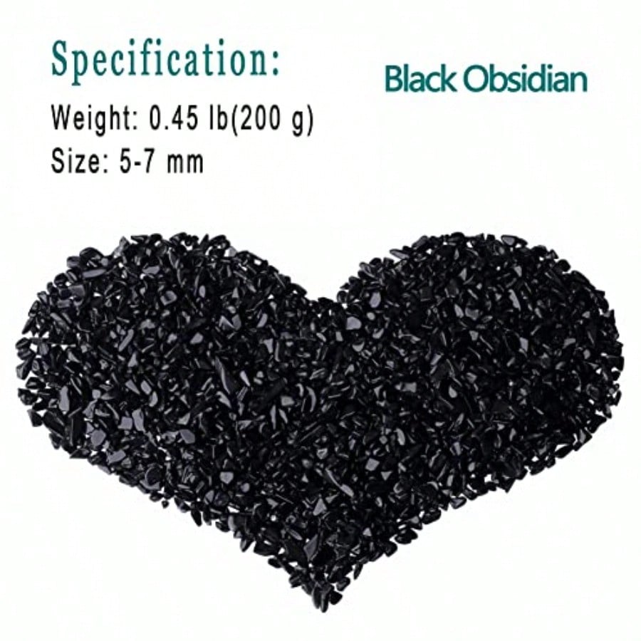 Natural Black Obsidian Crystal - огляд і ціна Planted Aquarium With Rocks