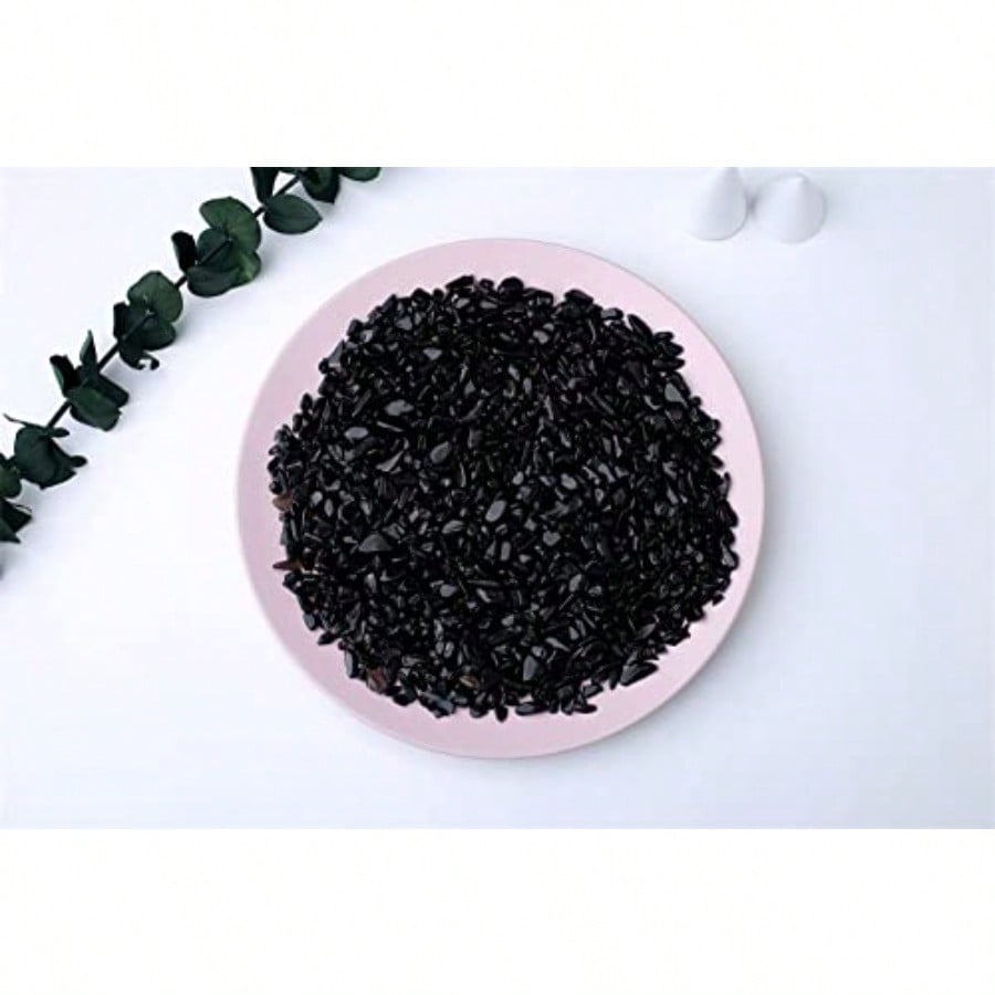 Natural Black Obsidian Crystal - огляд і ціна Planted Aquarium With Rocks