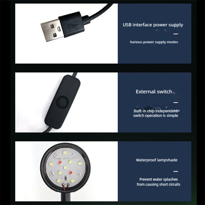 USB LED Fish Tank Clip Lamp Hi - огляд і ціна Aquarium Plant Diseases
