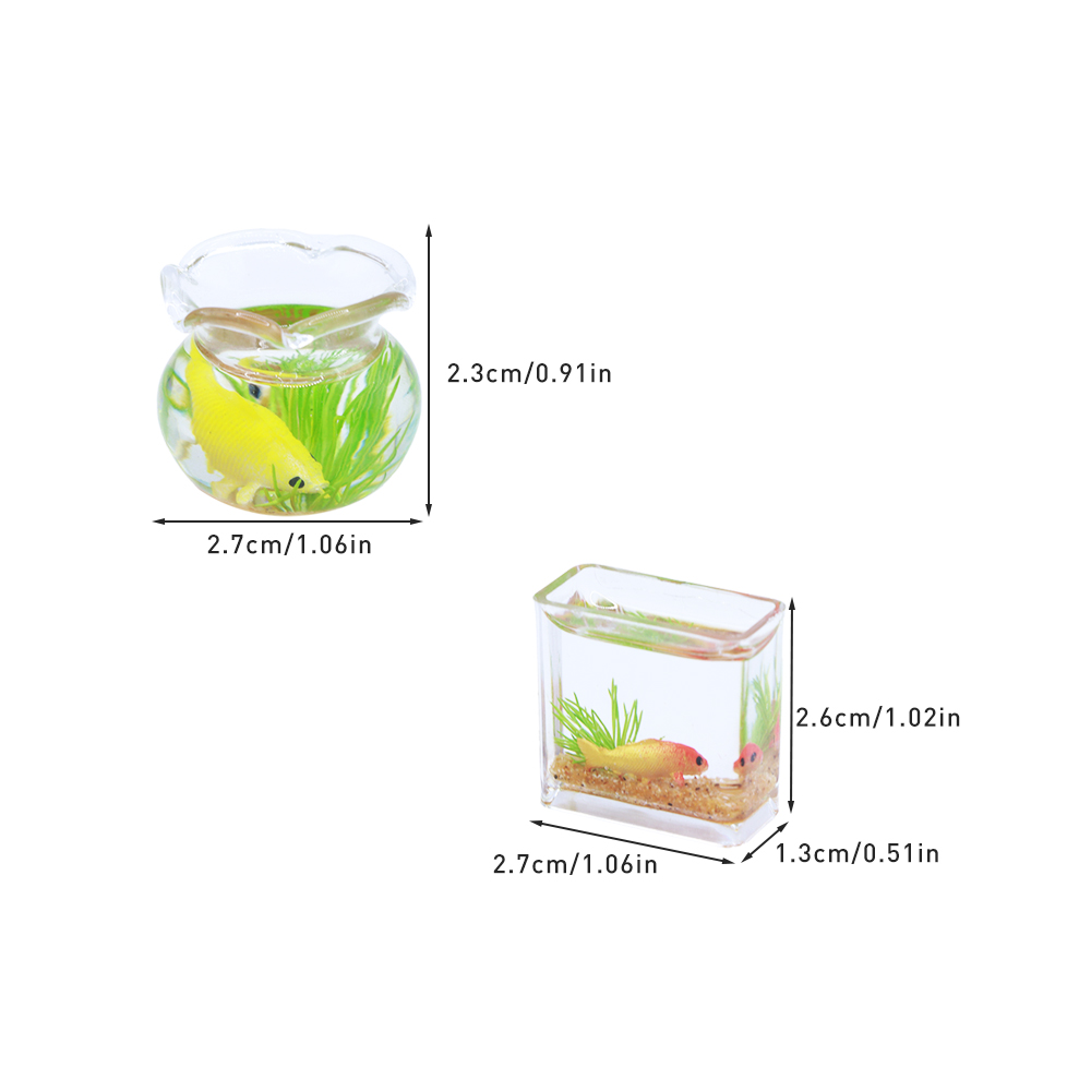 1Pc 1:12 Mini DollHouse Simula - огляд і ціна Planted Aquarium Models