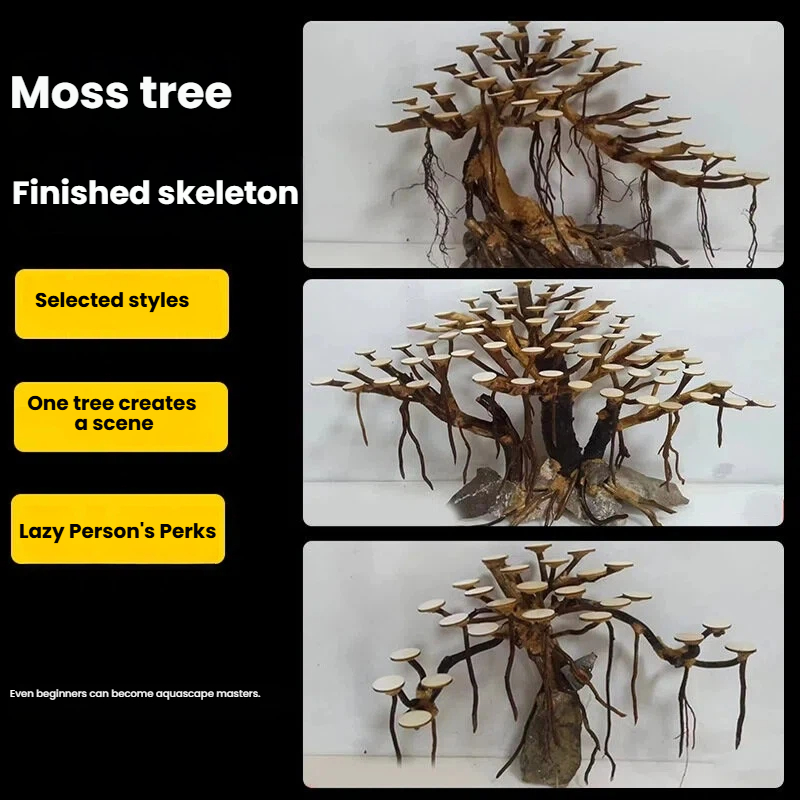 Aquarium Landscaping Moss Tree - огляд і ціна Aquarium Planted Wood